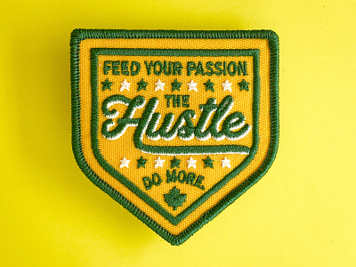 The Hustle Patch badge brand branding hustle hustler patch