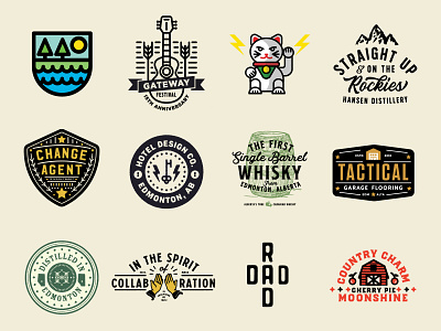 Logo Lounge 12 Winners alberta badge brand branding design edmonton icon identity illustration logo