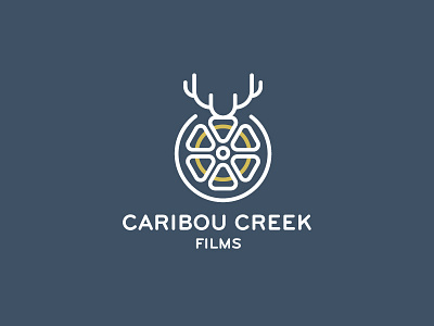 Caribou Creek Films caribou film graphic design logo saskatchewan