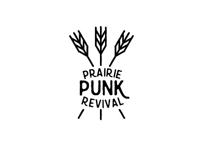 Prairie Punk Revival black bw flatland hardcore punk wheat