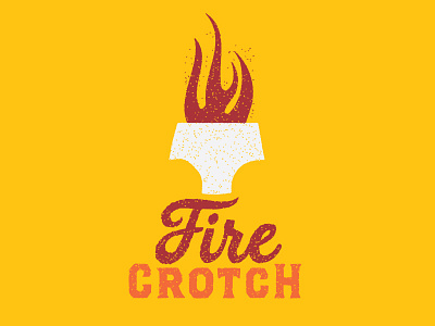 Fire Crotch crotch fire flame gingers red red hair red heads tighty whitey underwear yellow