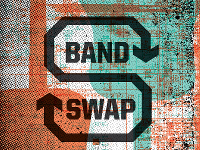 Band Swap band band swap grunge guitar overprint punk swap type