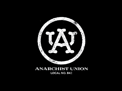 Anarchist Union anarchist anarchy grit logo punk