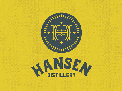 Hansen Distillery alberta booze brand distillery edmonton h identity logo moonshine rye vodka whisky