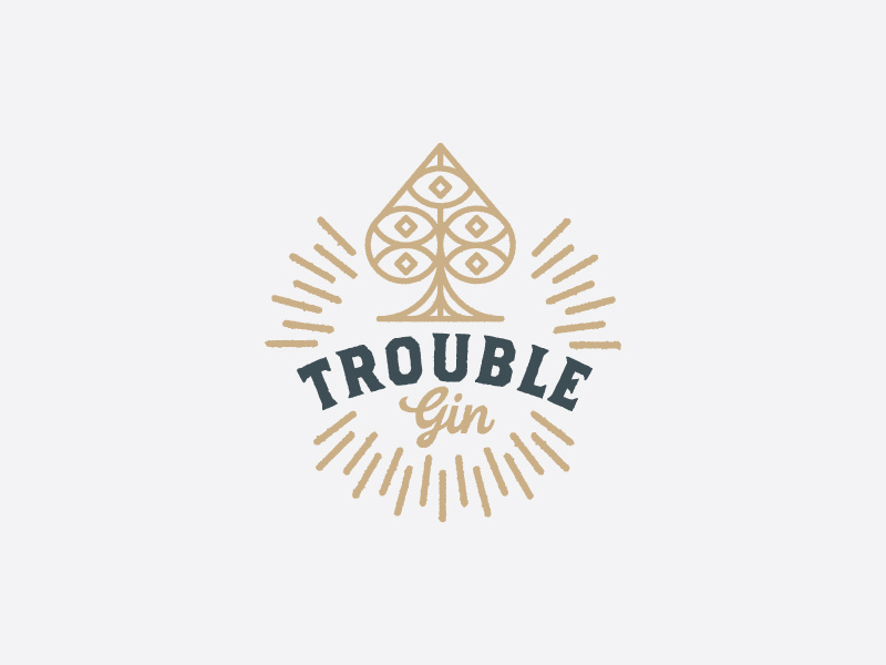 Hansen Trouble Gin by Nigel Hood on Dribbble