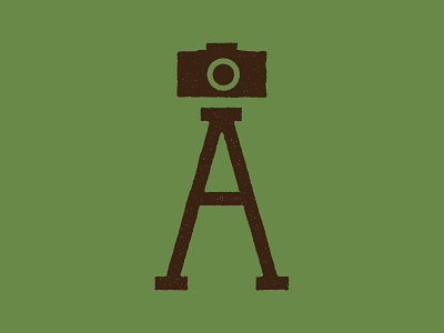 A Camera a brand camera design identity logo mark tripod