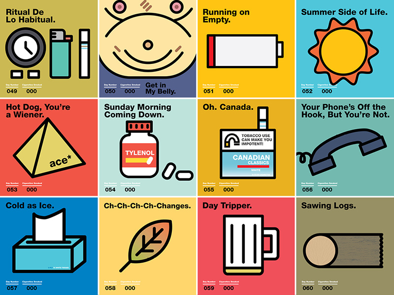 Tried To Quit Smoking, Days 4960 by Nigel Hood on Dribbble