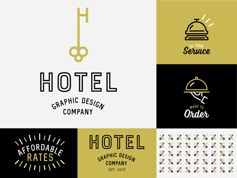 Hotel Graphic Design Company by Nigel Hood on Dribbble