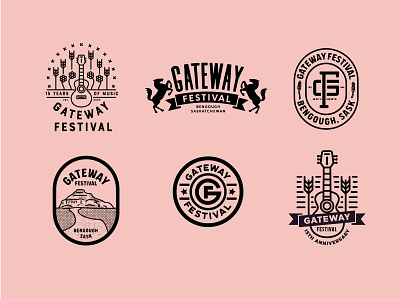 Gateway Badges 02 apparel design badge brand branding design icon identity logo saskatchewan