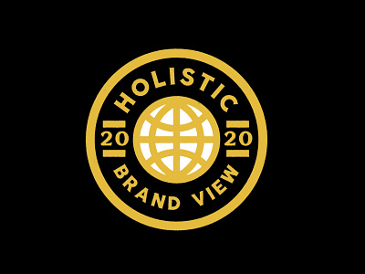 Buzzwords: Holistic black brand branding buzzwords design holistic identity logo marketing vector yellow