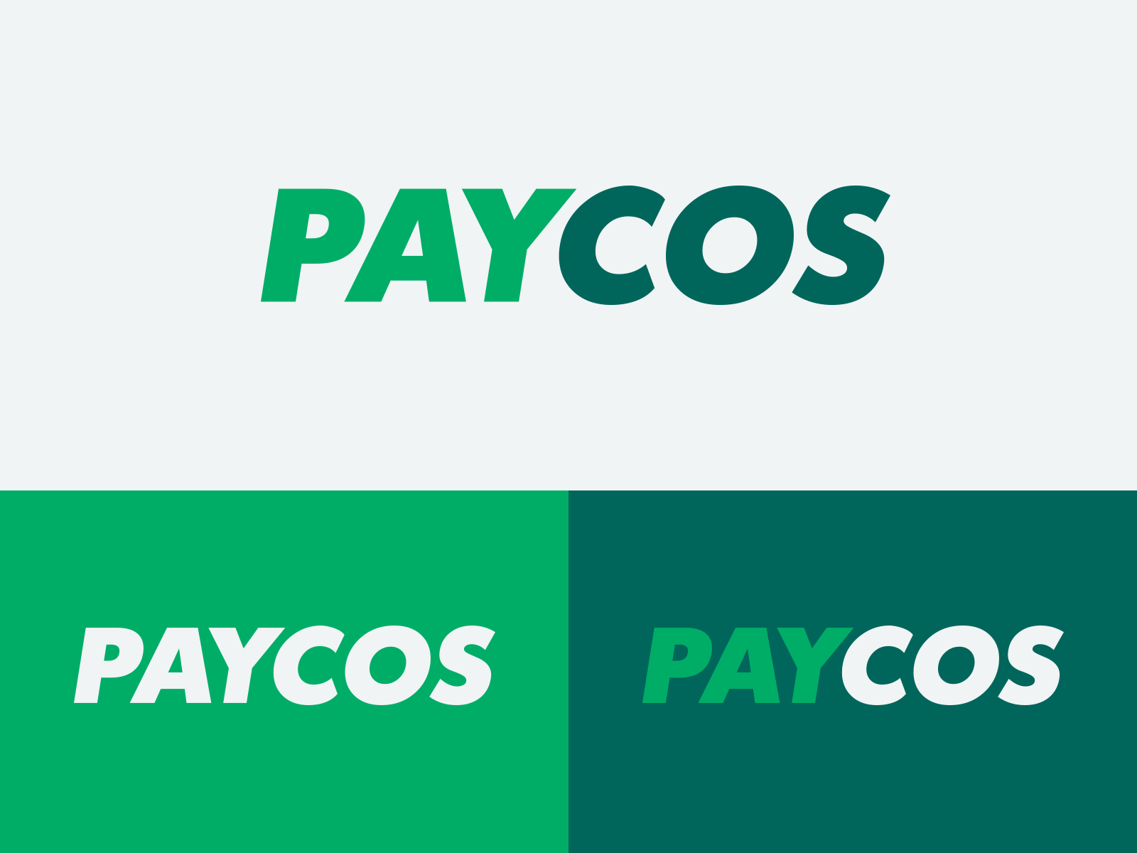 paycos.com - Approved Logo Design brand design finance identity logodesign logotype minimalism payment app payments technology text typography