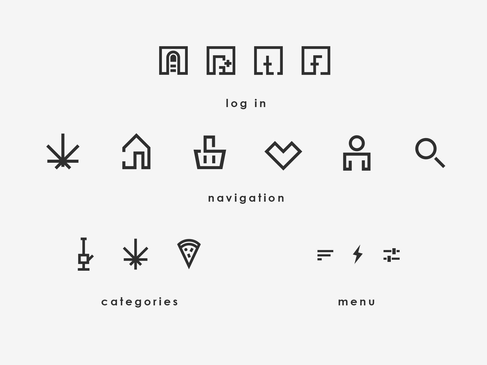 TWEED mobapp icons geometric icon design icon set icons lines minimalistic mobile mobile app mobile ui sales weed