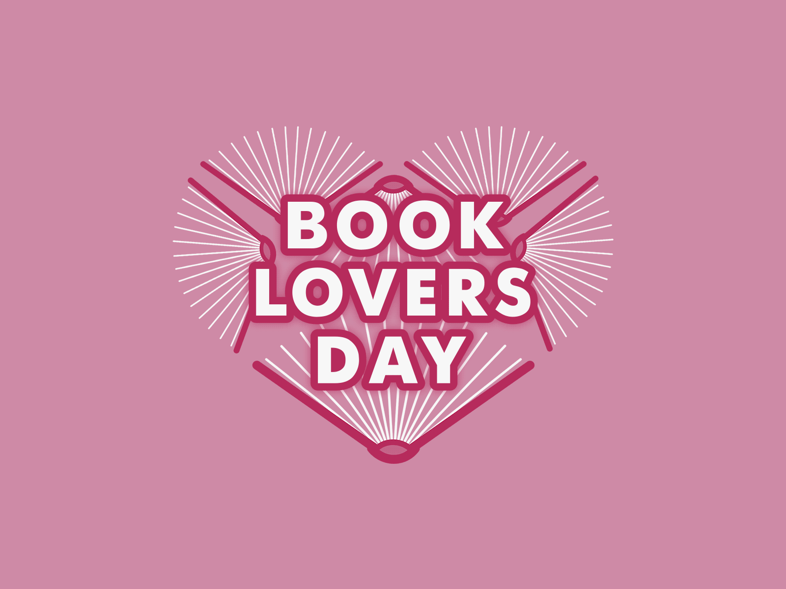 Logo and patterns for Book Lovers Day books illustration japanese logo logotype minimalism pattern publishing text typography