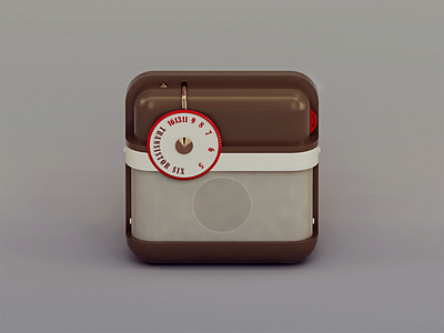 Retro transistor radio