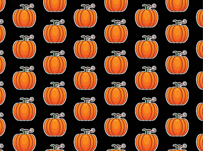 Pattern pumpkin adobe autumn colour colours design food graphic design illustration illustrator pattern patterns pumpkin pumpkins vector vegetable