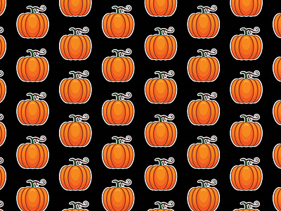 Pattern pumpkin adobe autumn colour colours design food graphic design illustration illustrator pattern patterns pumpkin pumpkins vector vegetable