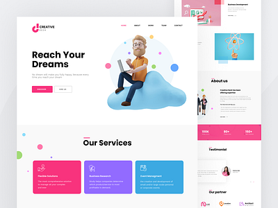 Creative Deck - Creative Agency Landing Page