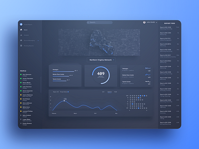 Security Dashboard dark theme dashboard gradient layout map security sketch ui ux