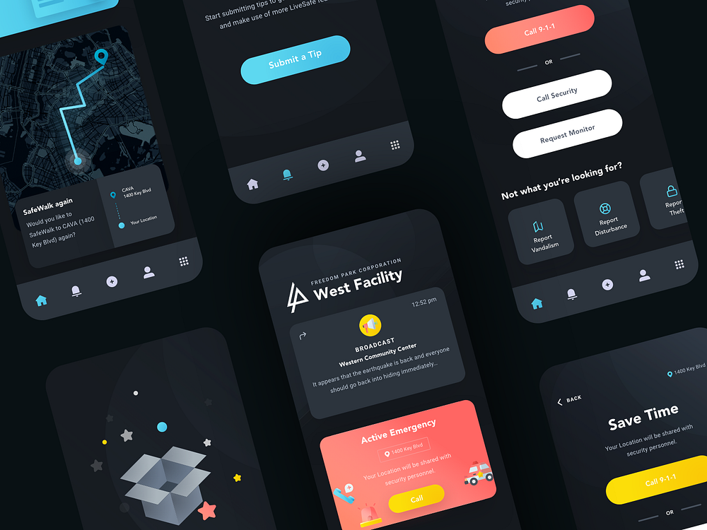 Dark Theme by Geoff Nelowet on Dribbble