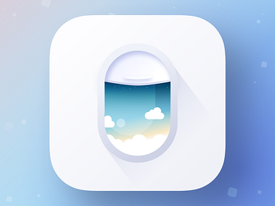 Flight Booking App Icon app icon branding flight flight booking sketch tickets travel ui ux