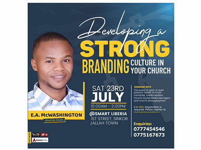 Church Branding Culture Event 2022 Liberia branding graphic design leadership logo