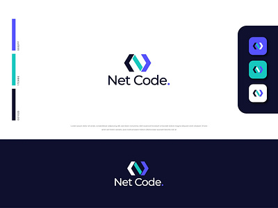Net Code brand identity branding classic creative design graphic design illustration logo ui vector