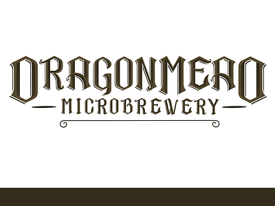 Dragonmead Brewery Logo beer brewery brewery logo gothic logo medieval