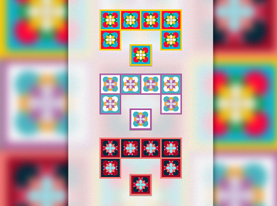 Ornamental pattern illustration pattern