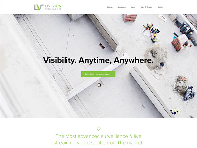 LiveView Website Refresh design ui ux web