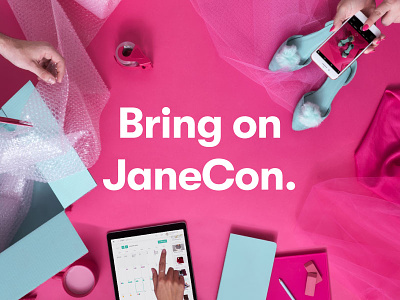 JaneCon Website branding ui web