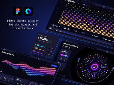 Orion UI kit - Charts templates & infographics in Figma