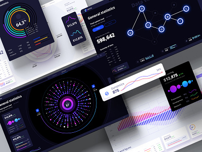 Orion UI kit - Charts templates & infographics in Figma analytic bigdata community components concept dashboard data science data science course desktop figma free generals infographic neurology orion product saas skill tree statistic template