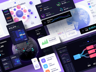 Figma components for dashboards and presentations