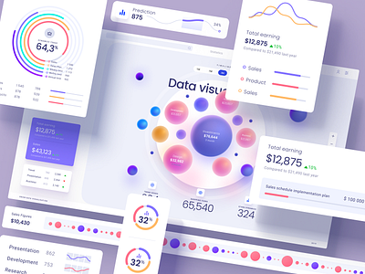 Design components for dashboards and presentations