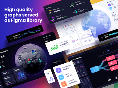 Orion UI kit - Data map visualisation analytic chart dashboard dataviz desktop develop hexagon location app location tracker map mapping maps pin planet product sci fi statistic template widgets zoom