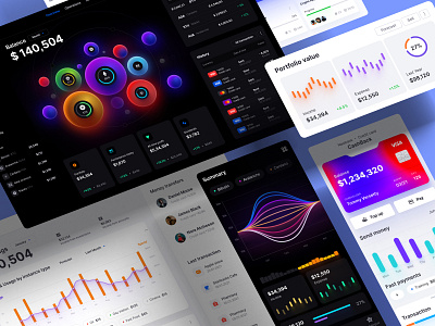 Templates for Startups / Eclipse UI KIT 3d analytics banking budget manager chart crypto dashboard graphic design investments kanban manager patterns product saas service statistic streaming task tracker template ui