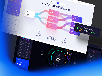 Orion UI kit - Charts templates & infographics in Figma no code