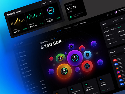 Eclipse - Figma dashboard UI kit for data design web apps desktop mobile