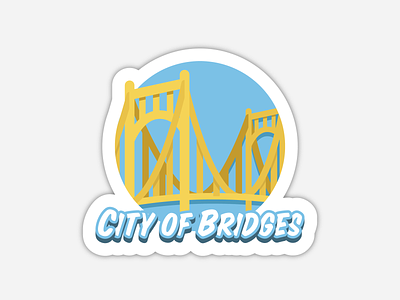 Bridges Sticker illustration sticker