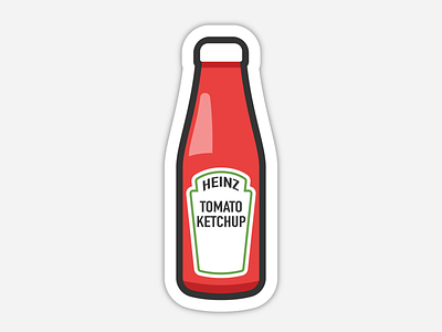 Heinz Sticker illustration sticker