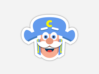 Cap'n Crunch Sticker