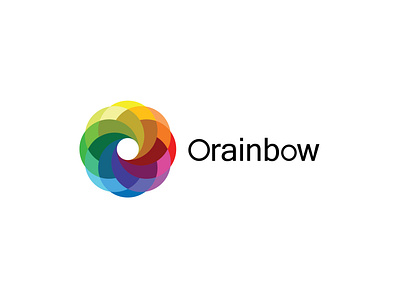 Orainbow logo branding colorful colorful circle design logo graphic design icon initials logo logocolorful