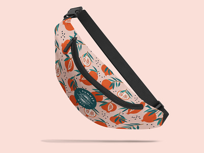 Waist Bag Mock-up apparel brand branding customizable design fabric fashion lifestyle mock mock up mockup pattern print printed product sublimate summer template waist bag wear