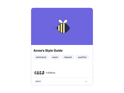 Style Guide Card