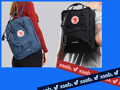 Backpacks for employees brand branding design graphic graphic design logo