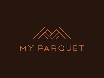 My Parquet branding creating logo design graphic design logo logo designer logomaker parquet smart logo vector