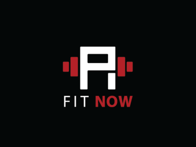 AP Fit Now Logo branding design fitness fitness logo flat logo logotype personal training typography