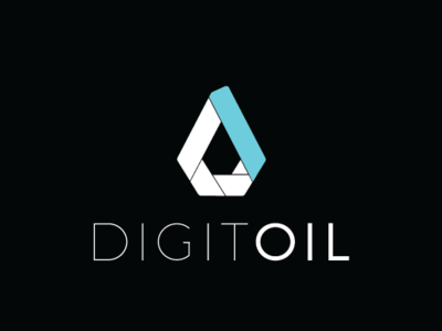 DigitOil branding flat gas logo logo design logodesign oil oil and gas software software company typography