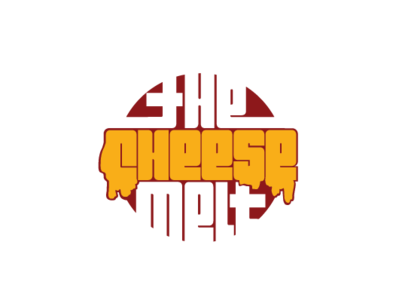 The Cheese Melt Logo cheese drips food truck grilled cheese hippie logo logo design logodesign melted