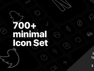 Minimal light App Icon Bundle